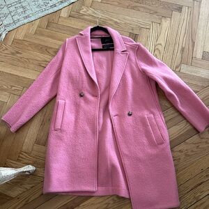 Pink J. Crew Daphne Coat
